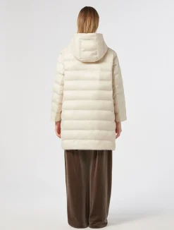 Piumino in taffettà e tela di nylon antigoccia*Marina Rinaldi Hot