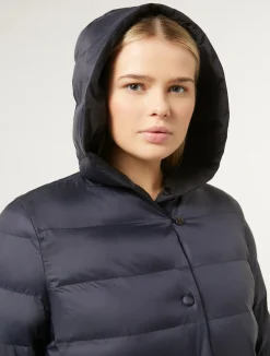 Piumino in taffettà e tela di nylon antigoccia*Marina Rinaldi Online