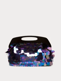Pochette in raso con paillettes*Marina Rinaldi Outlet