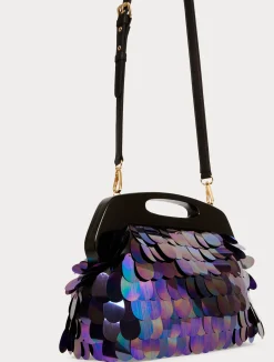 Pochette in raso con paillettes*Marina Rinaldi Outlet