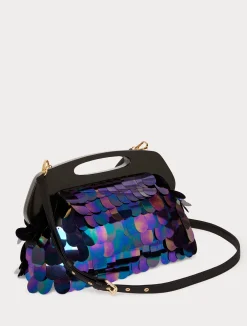 Pochette in raso con paillettes*Marina Rinaldi Outlet
