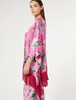 Poncho in raso di seta*Marina Rinaldi Fashion