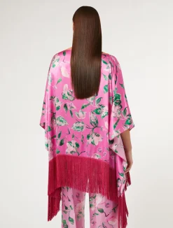 Poncho in raso di seta*Marina Rinaldi Fashion
