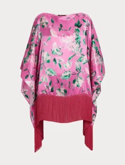 Poncho in raso di seta*Marina Rinaldi Fashion