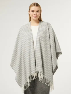 Poncho in tessuto tinto filo*Marina Rinaldi Hot