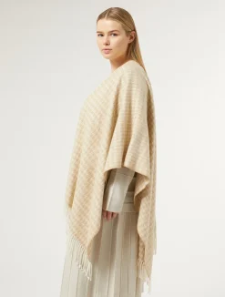 Poncho in tessuto tinto filo*Marina Rinaldi Clearance