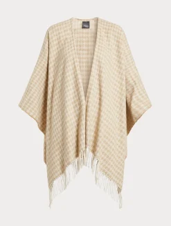 Poncho in tessuto tinto filo*Marina Rinaldi Clearance