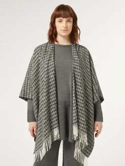 Poncho in tessuto tinto filo*Marina Rinaldi Hot
