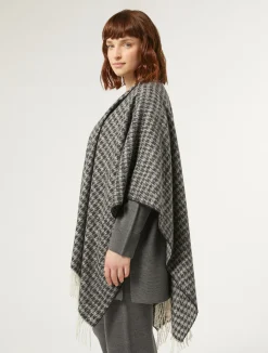 Poncho in tessuto tinto filo*Marina Rinaldi Hot