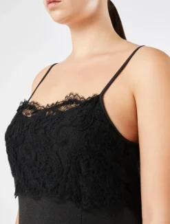 Sottoveste in jersey e pizzo*Marina Rinaldi Fashion