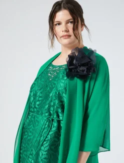 Spilla in organza di seta*Marina Rinaldi Discount