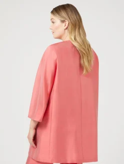 Spolverino in shantung di seta*Marina Rinaldi Discount