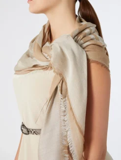 Stola jacquard in misto cachemire*Marina Rinaldi New