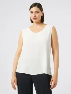 Top in crêpe de Chine di misto seta*Marina Rinaldi Fashion