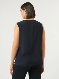 Top in crêpe de Chine di misto seta*Marina Rinaldi Outlet