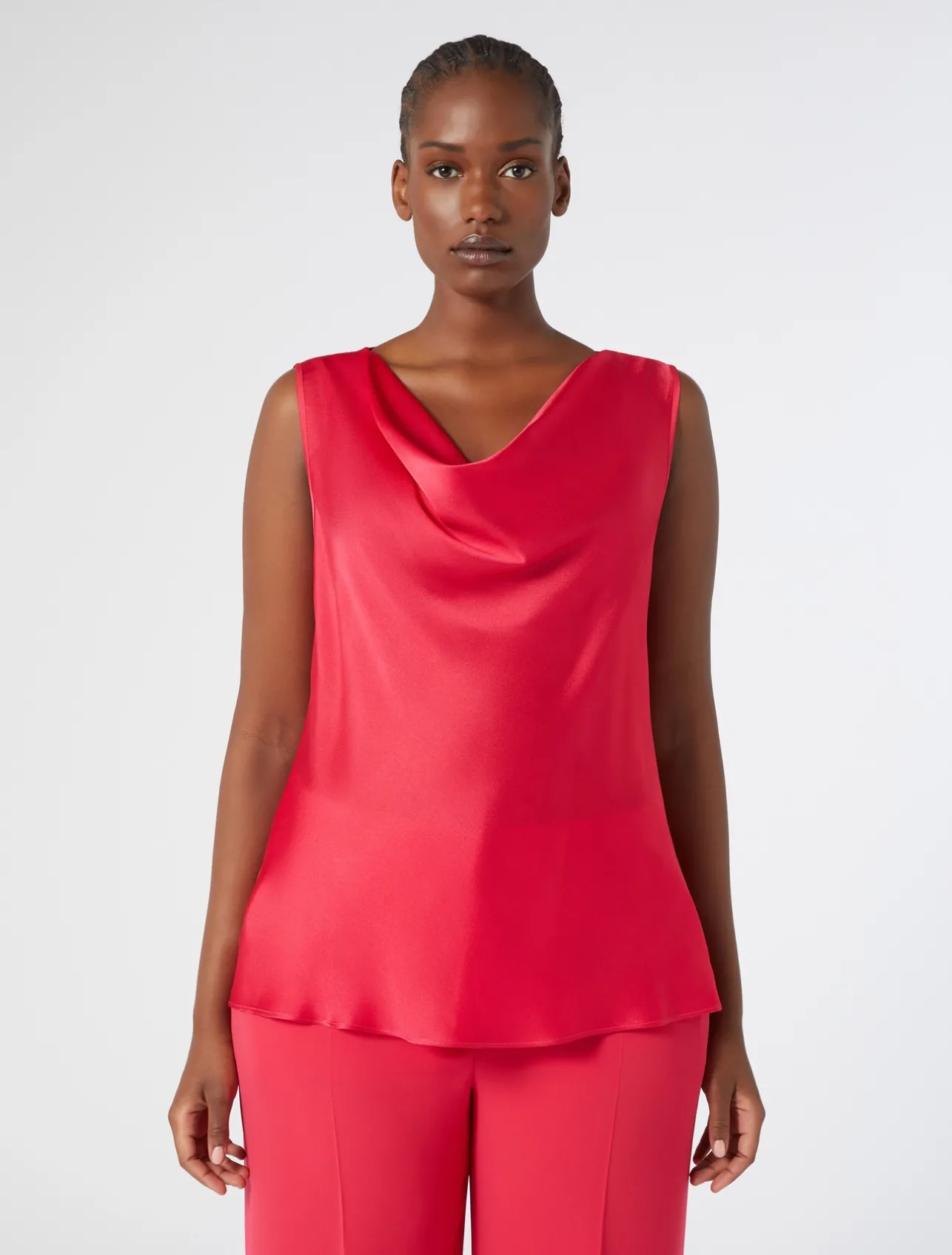 Top in crêpe envers satin*Marina Rinaldi Hot