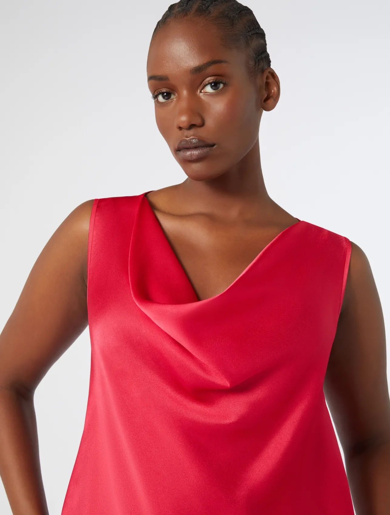 Top in crêpe envers satin*Marina Rinaldi Hot