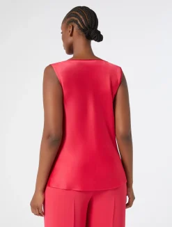 Top in crêpe envers satin*Marina Rinaldi Hot