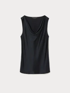 Top in crêpe envers satin*Marina Rinaldi Discount
