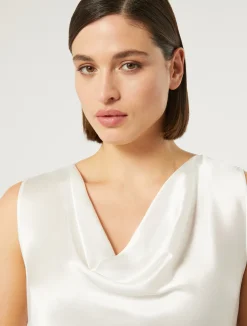 Top in crêpe envers satin*Marina Rinaldi Outlet