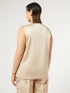 Top in crêpe envers satin*Marina Rinaldi Clearance