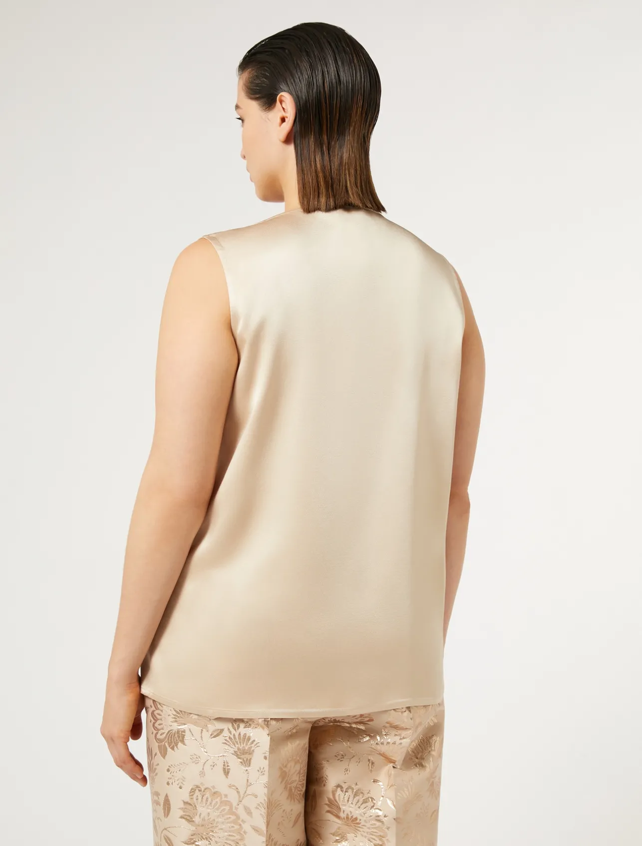 Top in crêpe envers satin*Marina Rinaldi Clearance