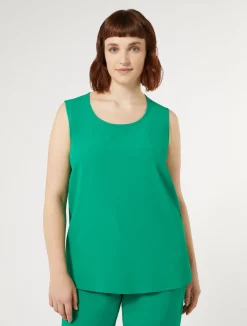 Top in crêpe envers satin*Marina Rinaldi Outlet