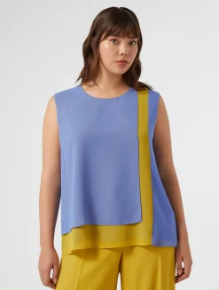 Top in georgette*Marina Rinaldi Hot