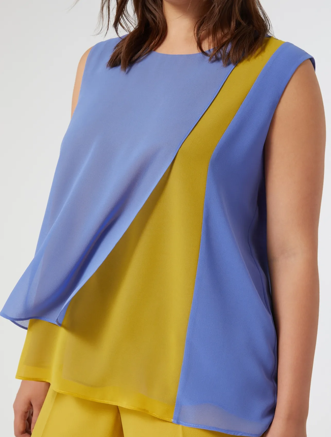 Top in georgette*Marina Rinaldi Hot
