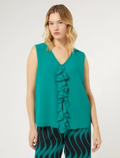 Top in georgette*Marina Rinaldi Hot