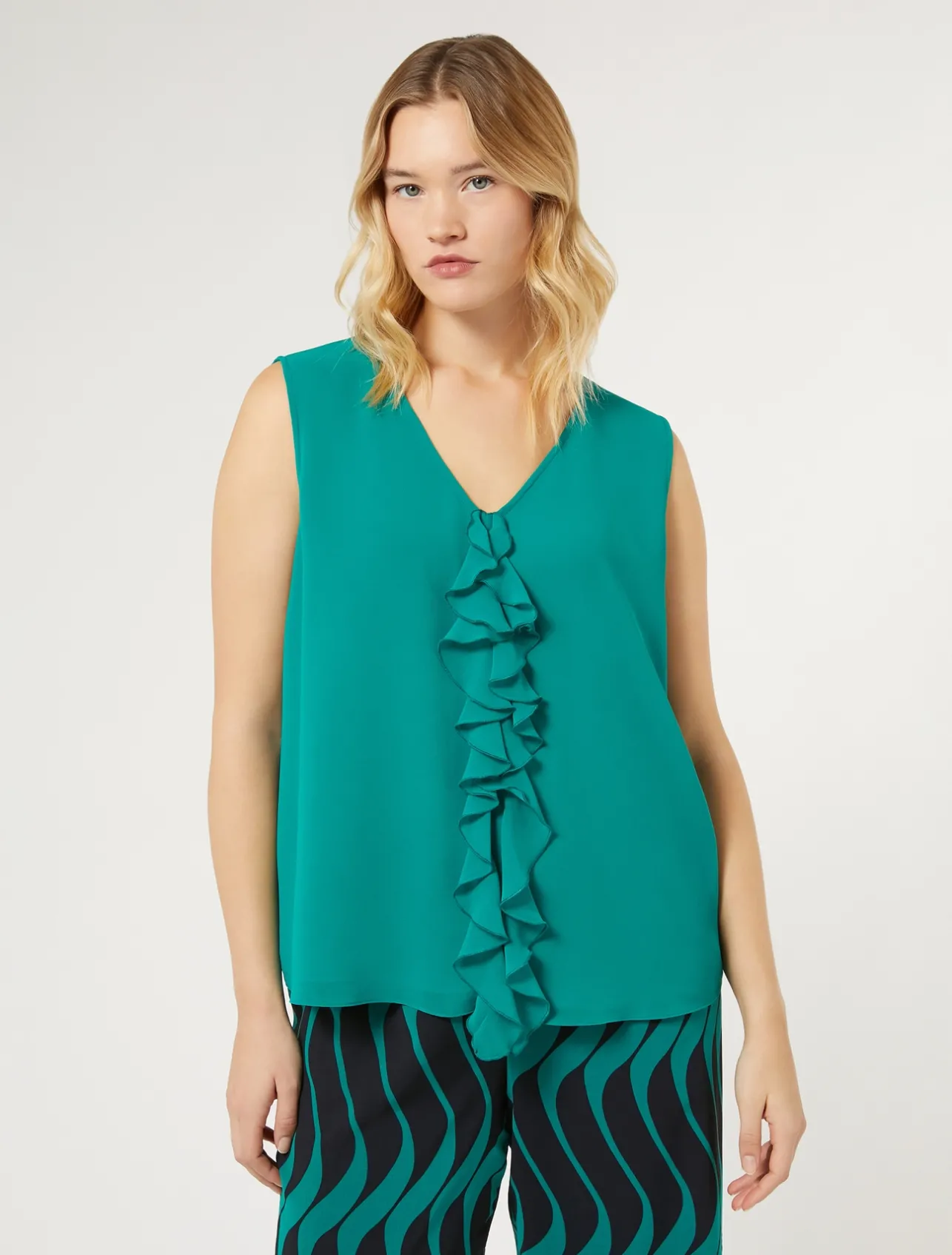 Top in georgette*Marina Rinaldi Hot