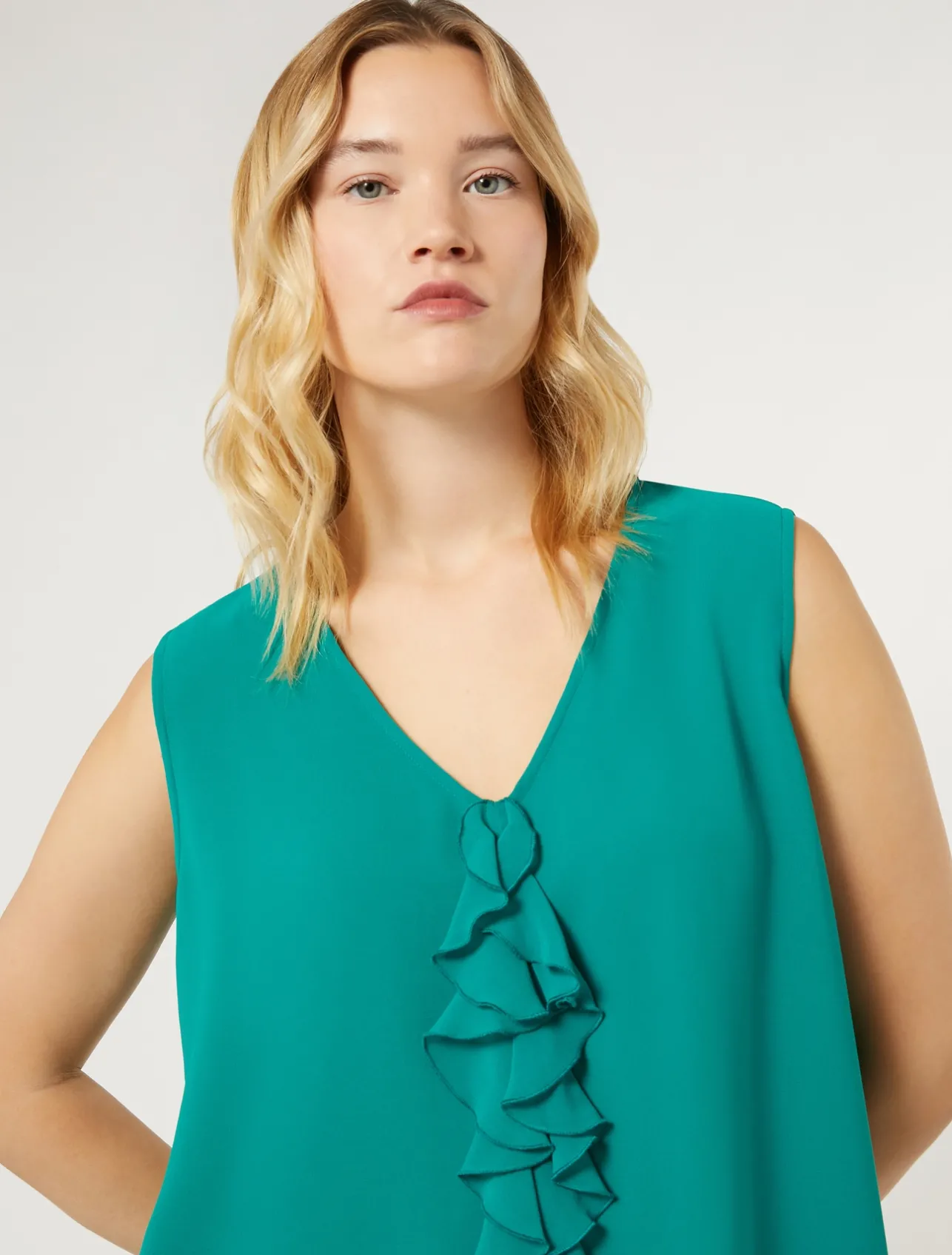 Top in georgette*Marina Rinaldi Hot