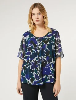 Top in georgette*Marina Rinaldi Sale