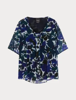 Top in georgette*Marina Rinaldi Sale