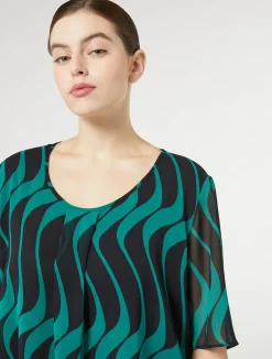 Top in georgette*Marina Rinaldi Hot