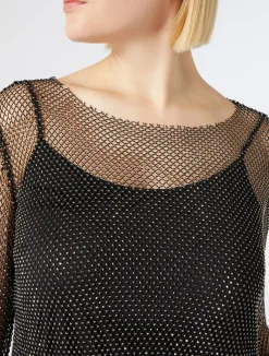 Top in rete con strass*Marina Rinaldi Clearance