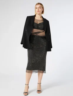 Top in rete con strass*Marina Rinaldi Clearance
