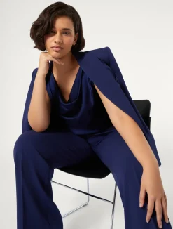 Top in satin con drappeggio*Marina Rinaldi New