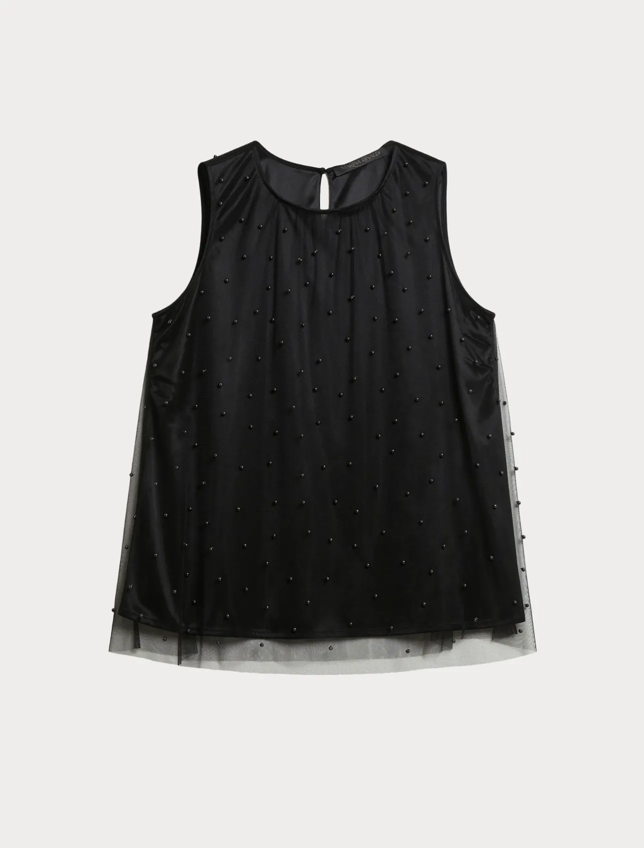 Top in tulle ricamato*Marina Rinaldi Hot