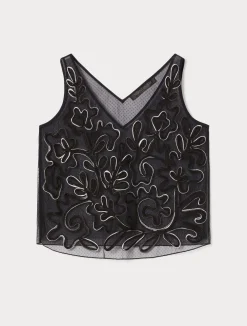 Top in tulle ricamato*Marina Rinaldi Hot
