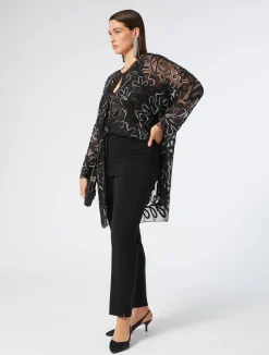 Top in tulle ricamato*Marina Rinaldi Hot