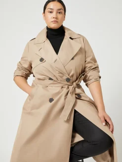 Trench impermeabile in misto cotone*Marina Rinaldi Hot