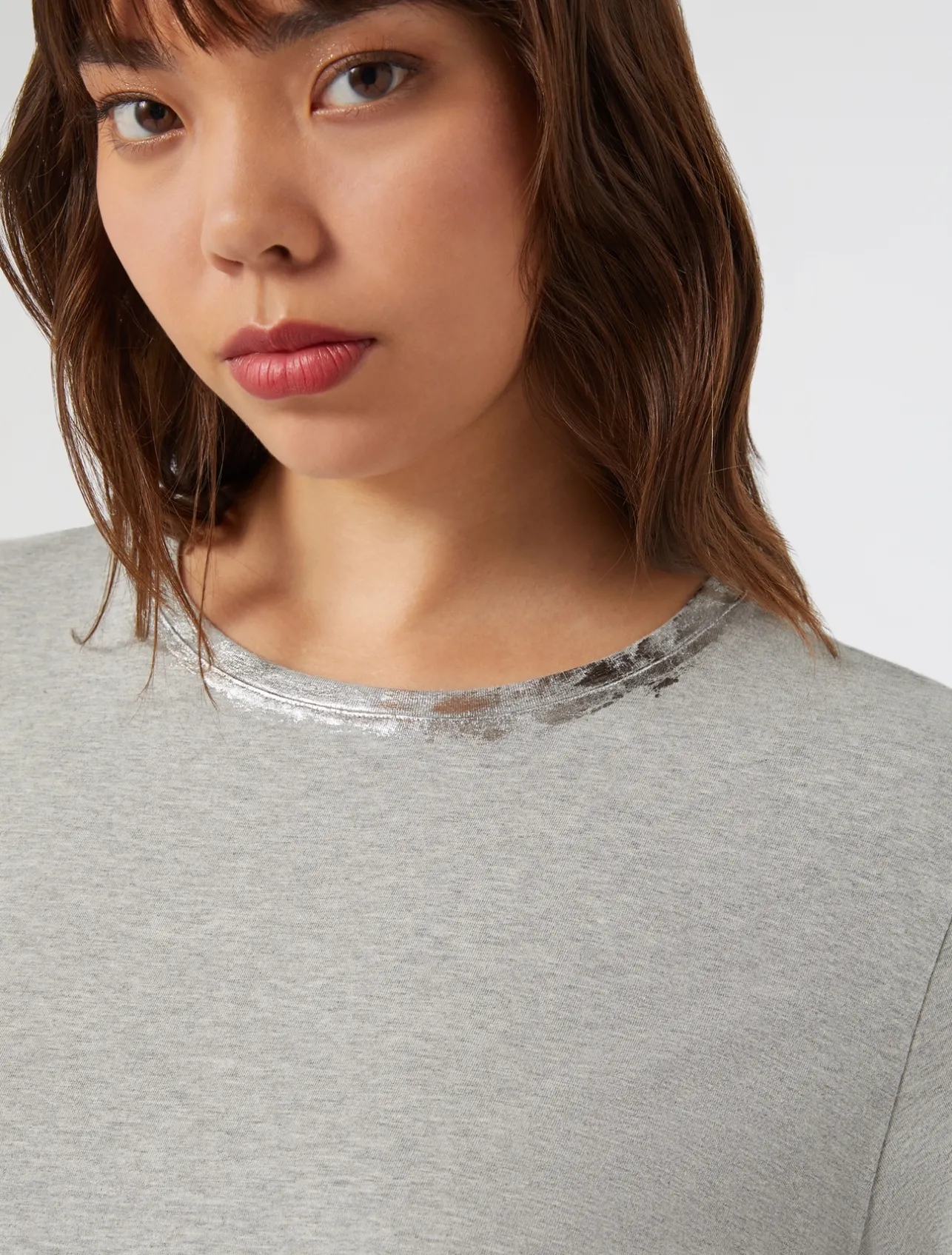T-shirt in jersey con ricamo*Marina Rinaldi Best