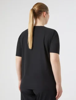 T-shirt in jersey con ricamo*Marina Rinaldi Online