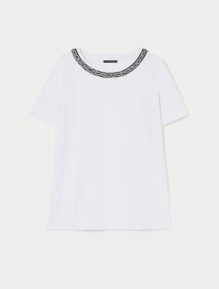 T-shirt in jersey con ricamo*Marina Rinaldi Fashion