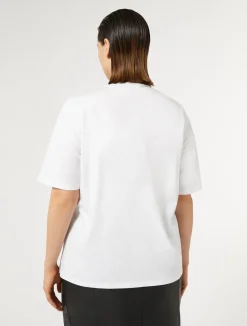 T-shirt in jersey con ricamo*Marina Rinaldi Hot