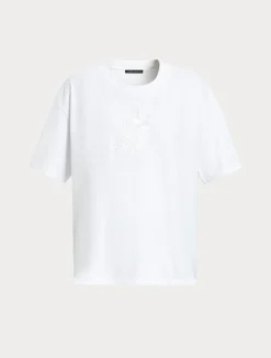 T-shirt in jersey con ricamo*Marina Rinaldi Hot