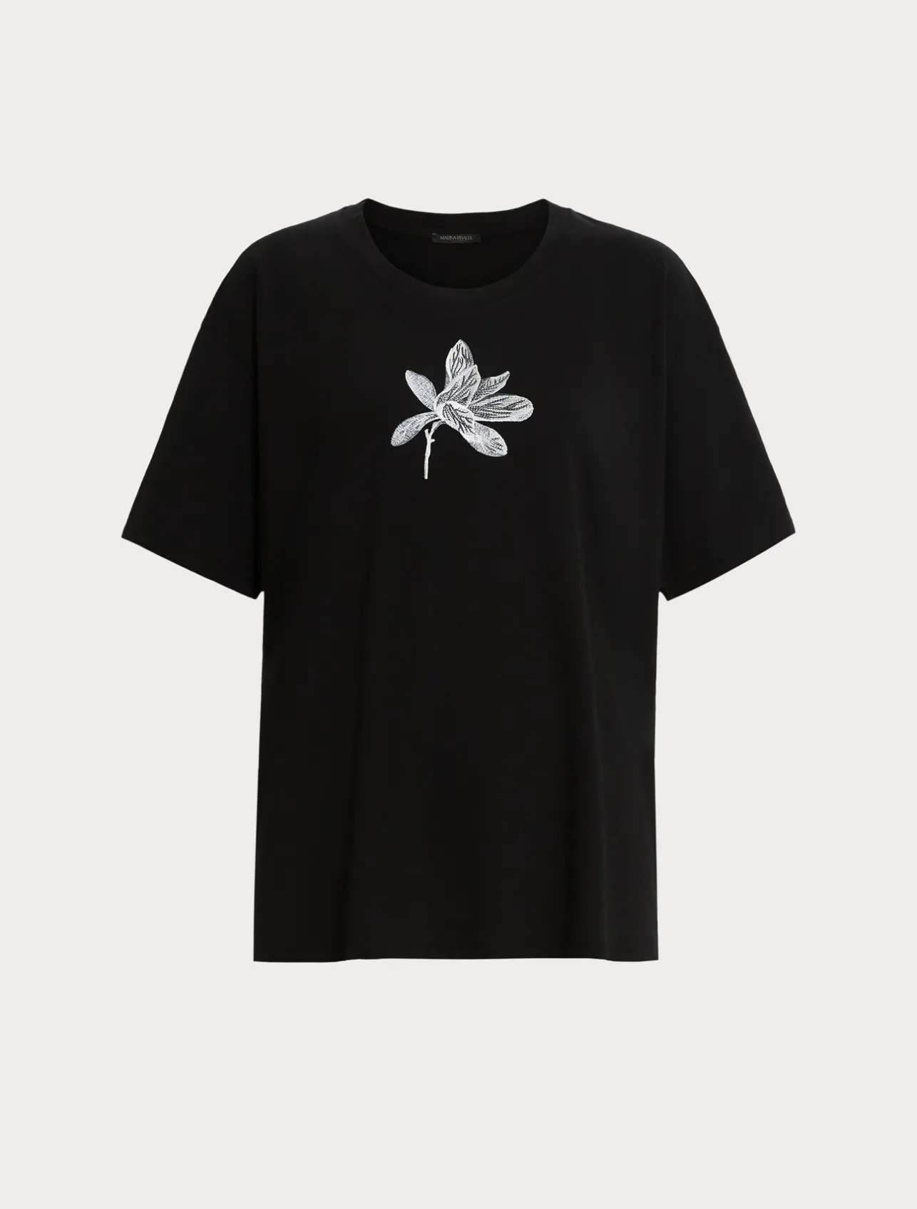 T-shirt in jersey con ricamo*Marina Rinaldi Discount
