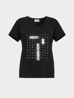 T-shirt in jersey con ricami*Marina Rinaldi Online