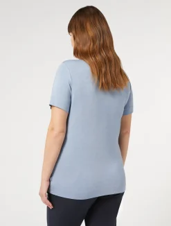 T-shirt in jersey con ricami*Marina Rinaldi Hot